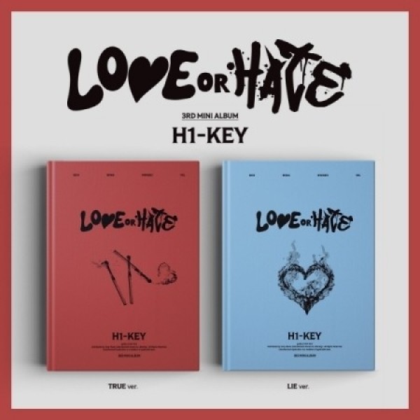 뮤직브로샵,하이키 (H1-KEY) - 미니 3집 [LOVE or HATE] 랜덤