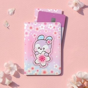 BT21 체리블라썸 시즌2 벚꽃 레더패치 카드케이스 망