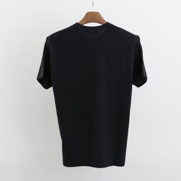 뮤직브로샵,꼼데가르송 남여공용 반팔 티셔츠 P1T288 BLACK