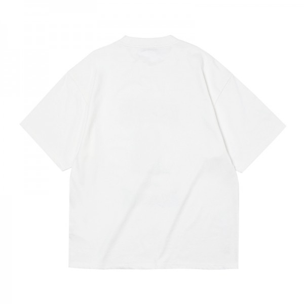 뮤직브로샵,[DUST GRAY] D/GRAY CHEMISTRY HALF T-SHIRTS_WHITE