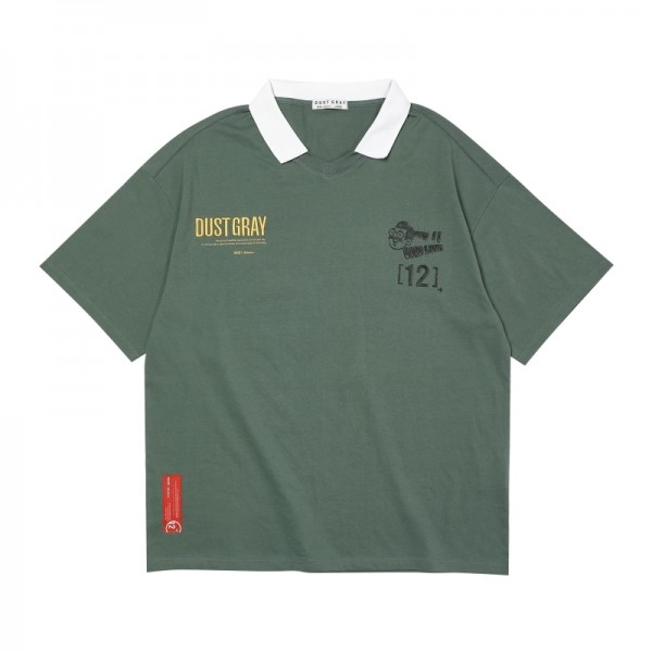 뮤직브로샵,[DUST GRAY] HATE SOCCER HALF T-SHIRTS_GREEN