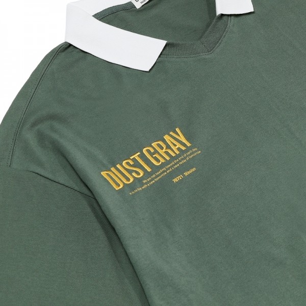 뮤직브로샵,[DUST GRAY] HATE SOCCER HALF T-SHIRTS_GREEN