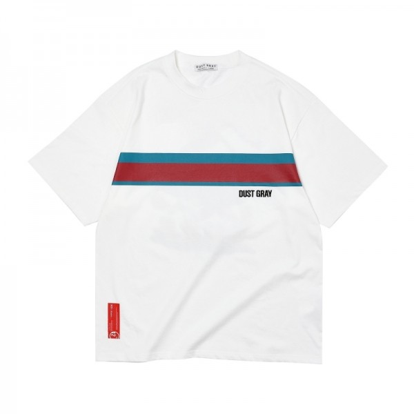 뮤직브로샵,[DUST GRAY]LETS GO BEACH HALF T-SHIRTS_WHITE