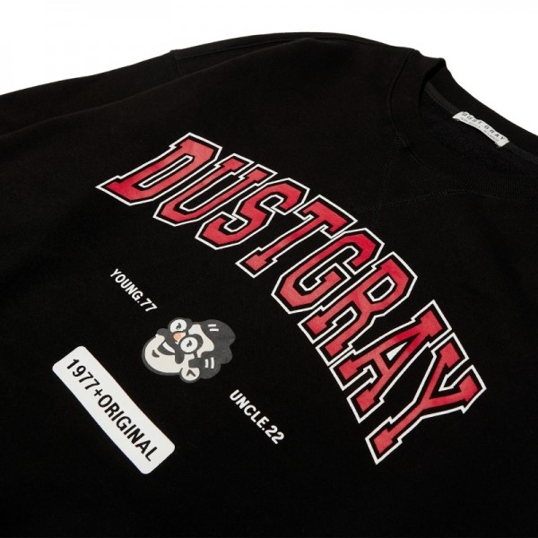 뮤직브로샵,[DUST GRAY] Young Jo Arch logo sweatshirts_BLACK