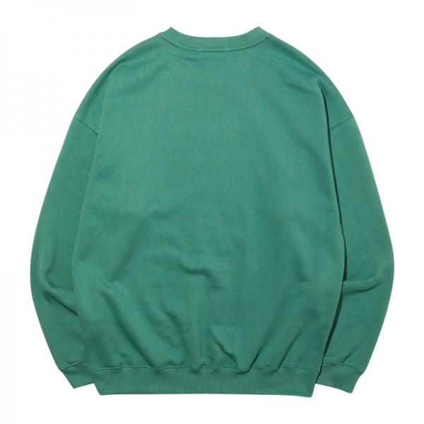 뮤직브로샵,[DUST GRAY] Young Jo Arch logo sweatshirts_GREEN