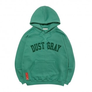 [DUST GRAY] DG Applique logo HOOD_GREEN