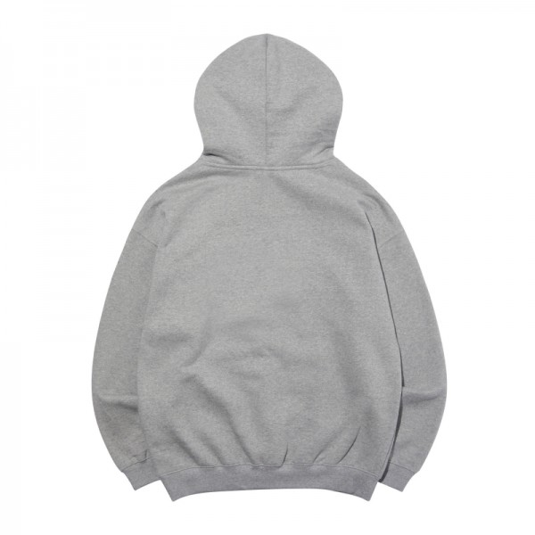 뮤직브로샵,[DUST GRAY] DG Applique logo HOOD_MGREY