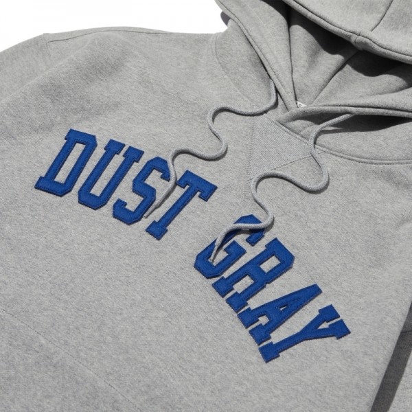 뮤직브로샵,[DUST GRAY] DG Applique logo HOOD_MGREY