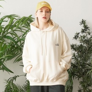 우먼즈 기본빅라벨 후드티